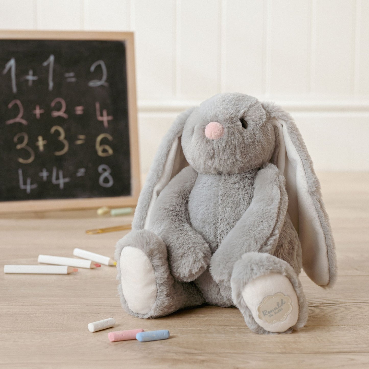 Softies - Ronald The Classical Plush Grey Bunny 30 cm