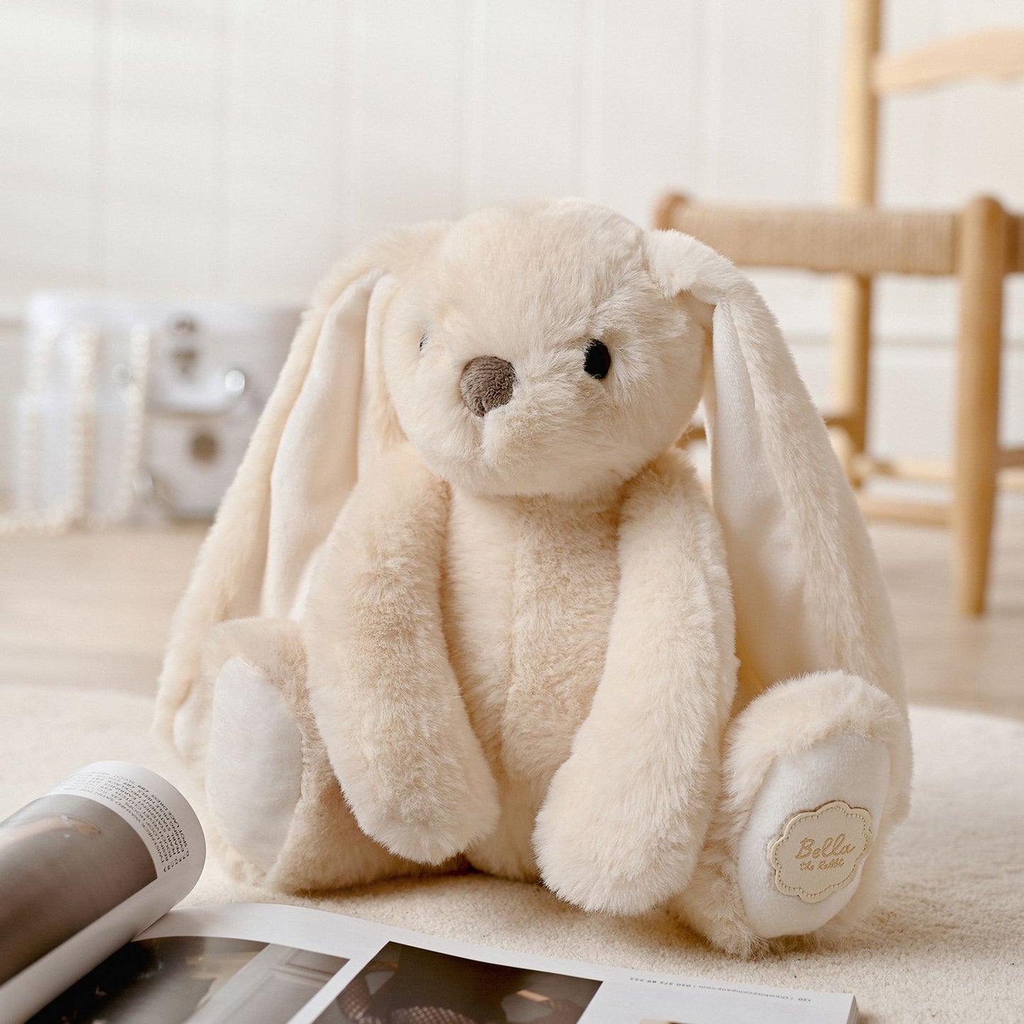 Softies - Bella The Classical Plush White Bunny 30 cm