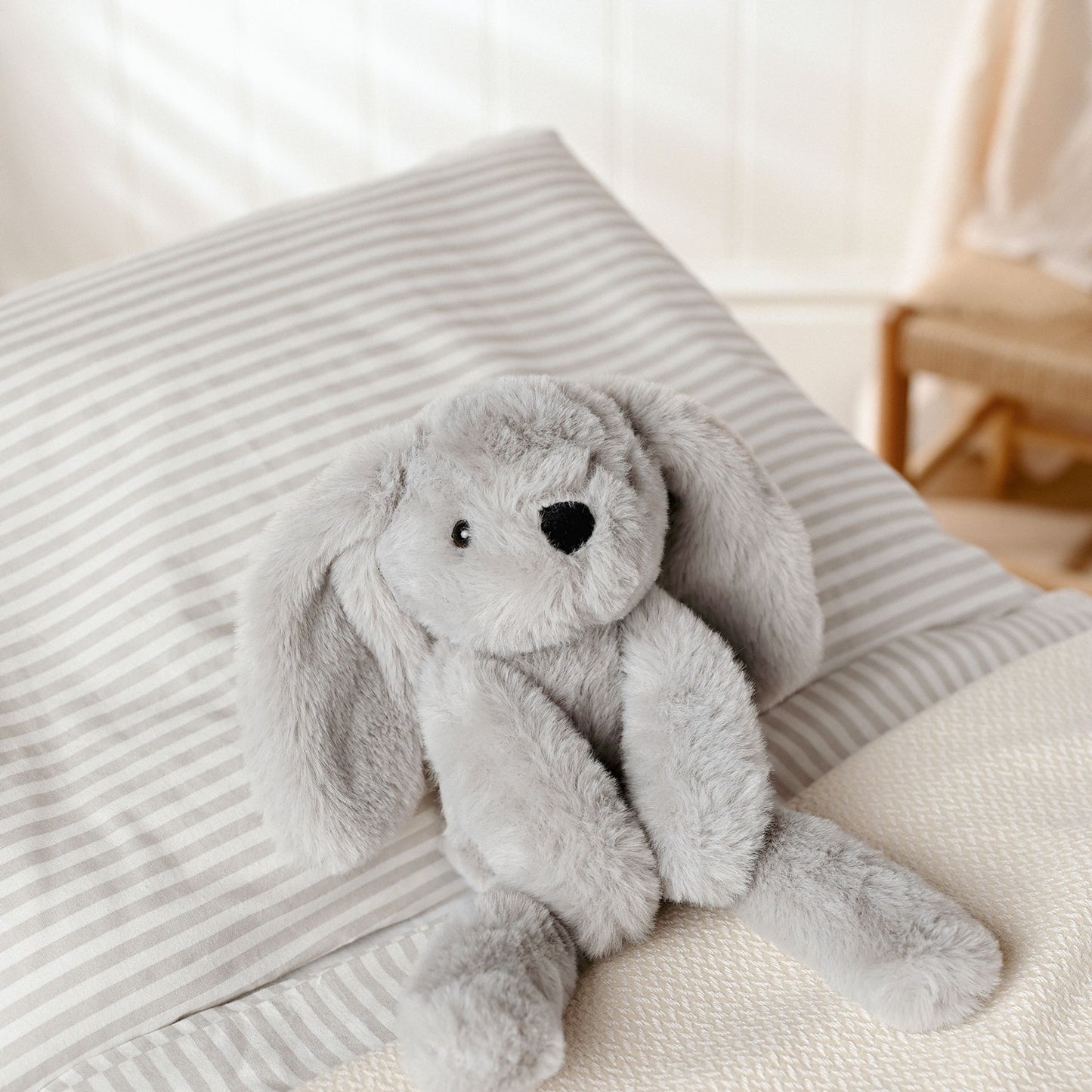 Softies - Theo The Plush Long Leg Grey Bunny 35 cm