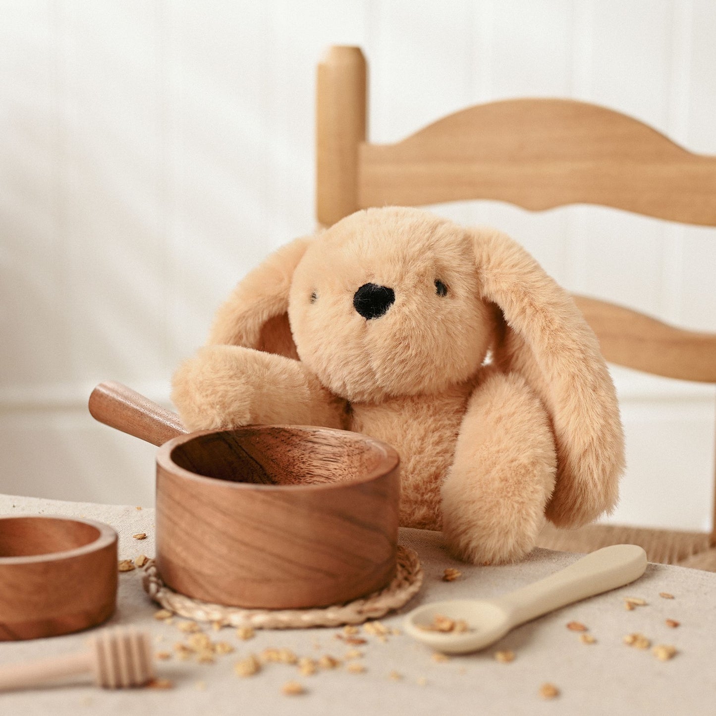 Softies - Oatey The Plush Long Leg Light Brown Bunny 35 cm