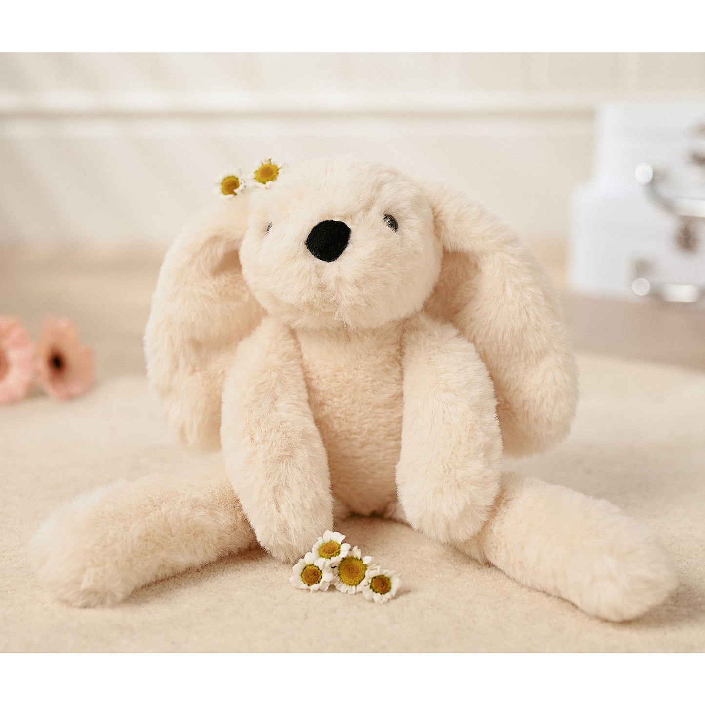 Softies - Talia The Plush Long Leg Cream Bunny 35 cm