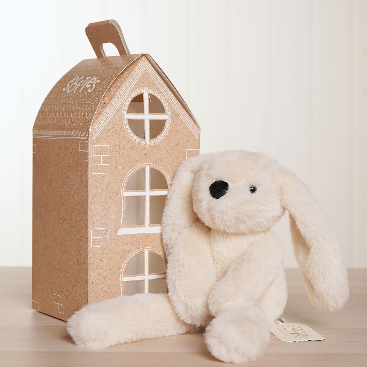 Softies - Talia The Plush Long Leg Cream Bunny 35 cm