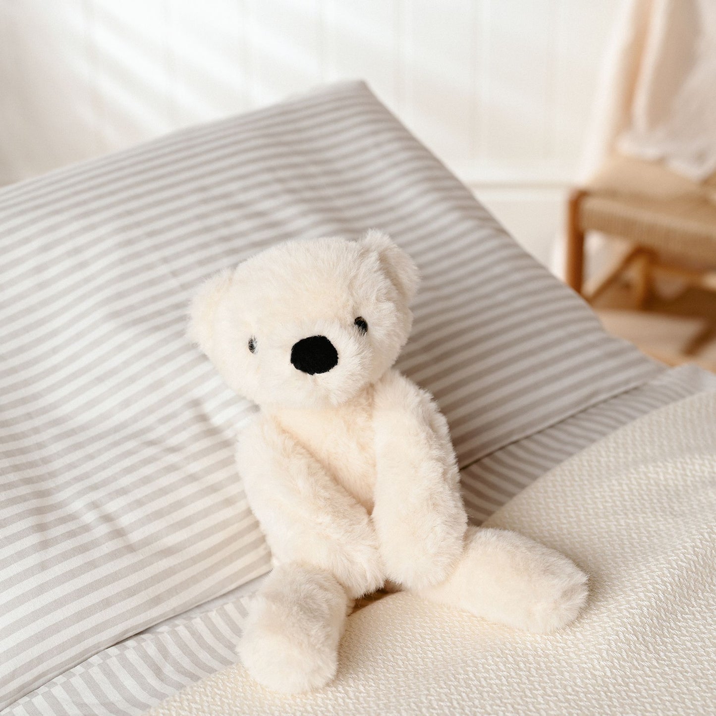 Softies - Lola The Long Leg Plush Cream Teddy Bear 30 cm