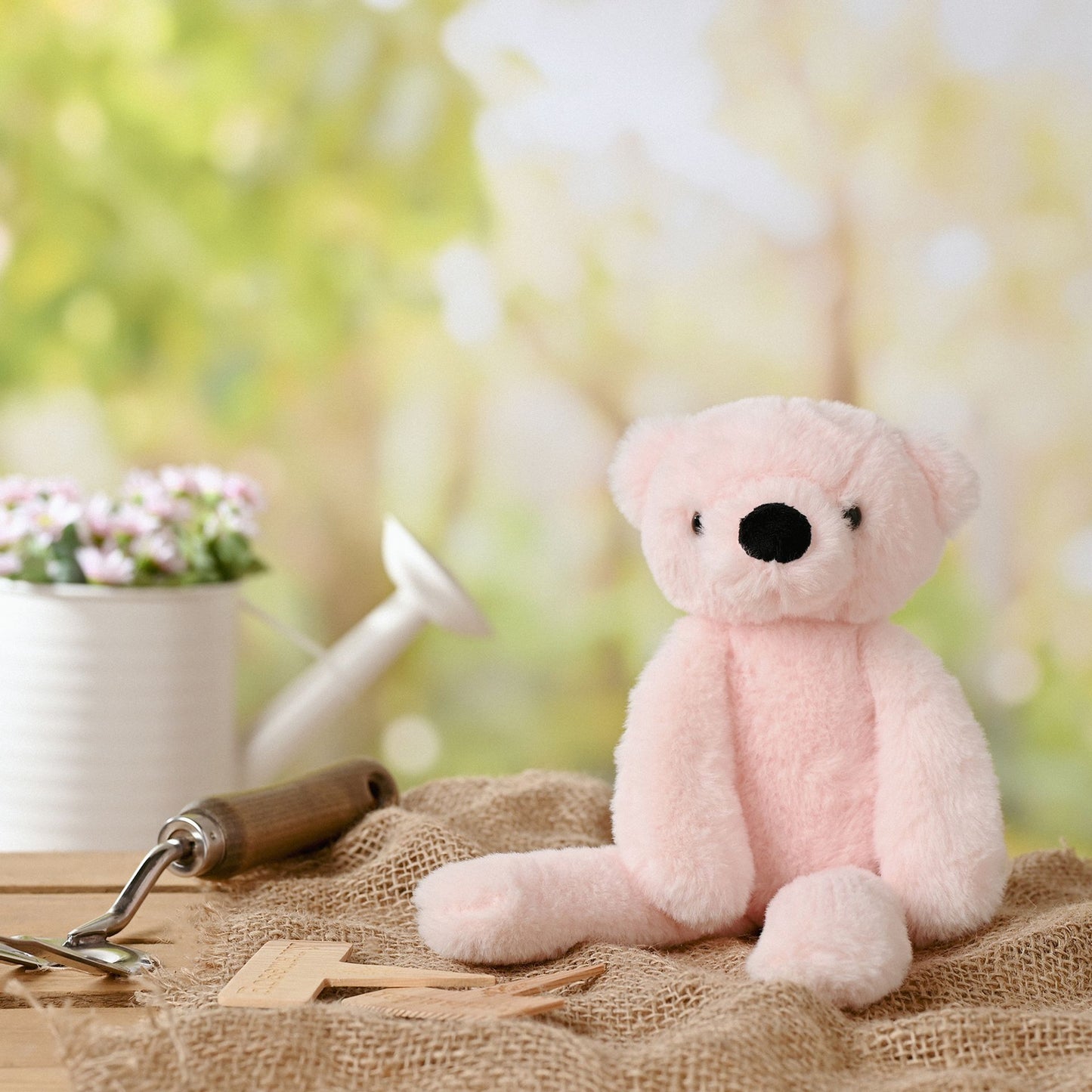 Softies - Willow The Plush Long Leg Light Pink Teddy Bear 30 cm