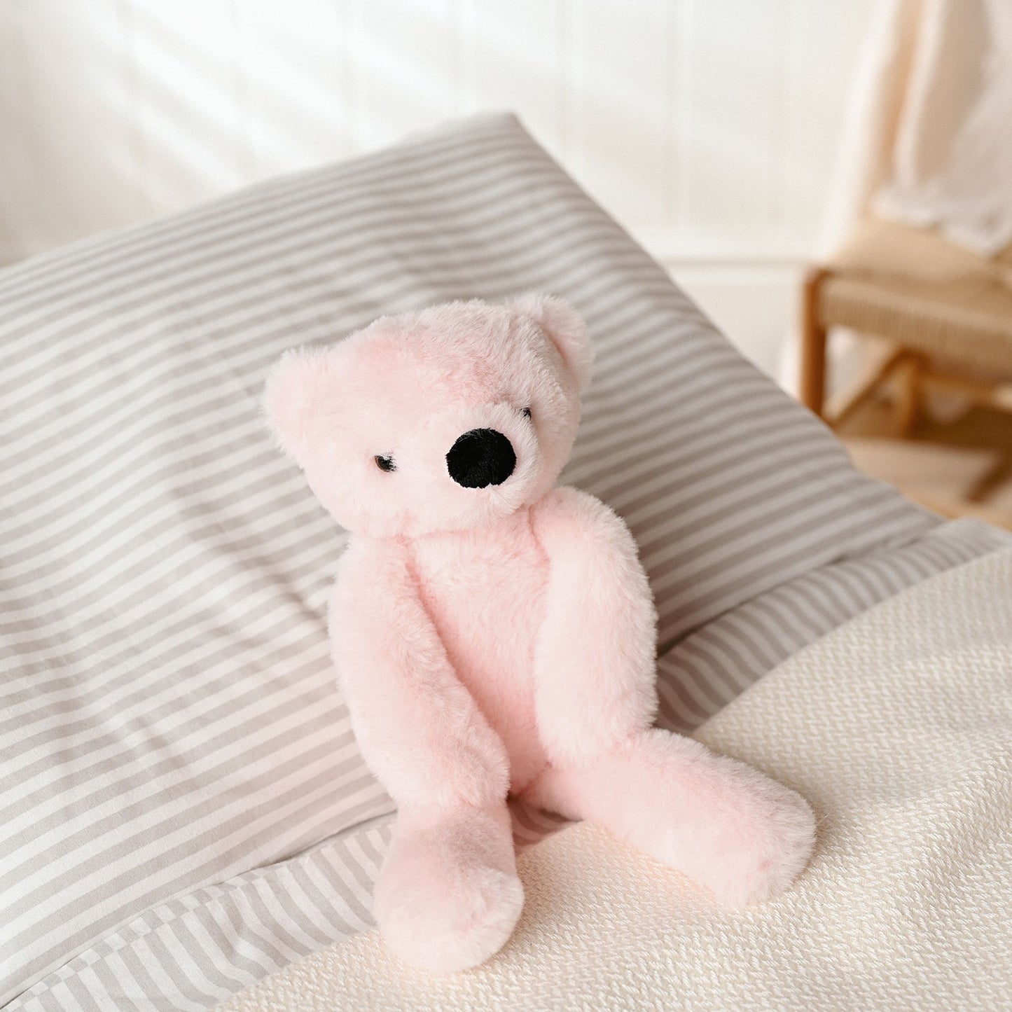Softies - Willow The Plush Long Leg Light Pink Teddy Bear 30 cm