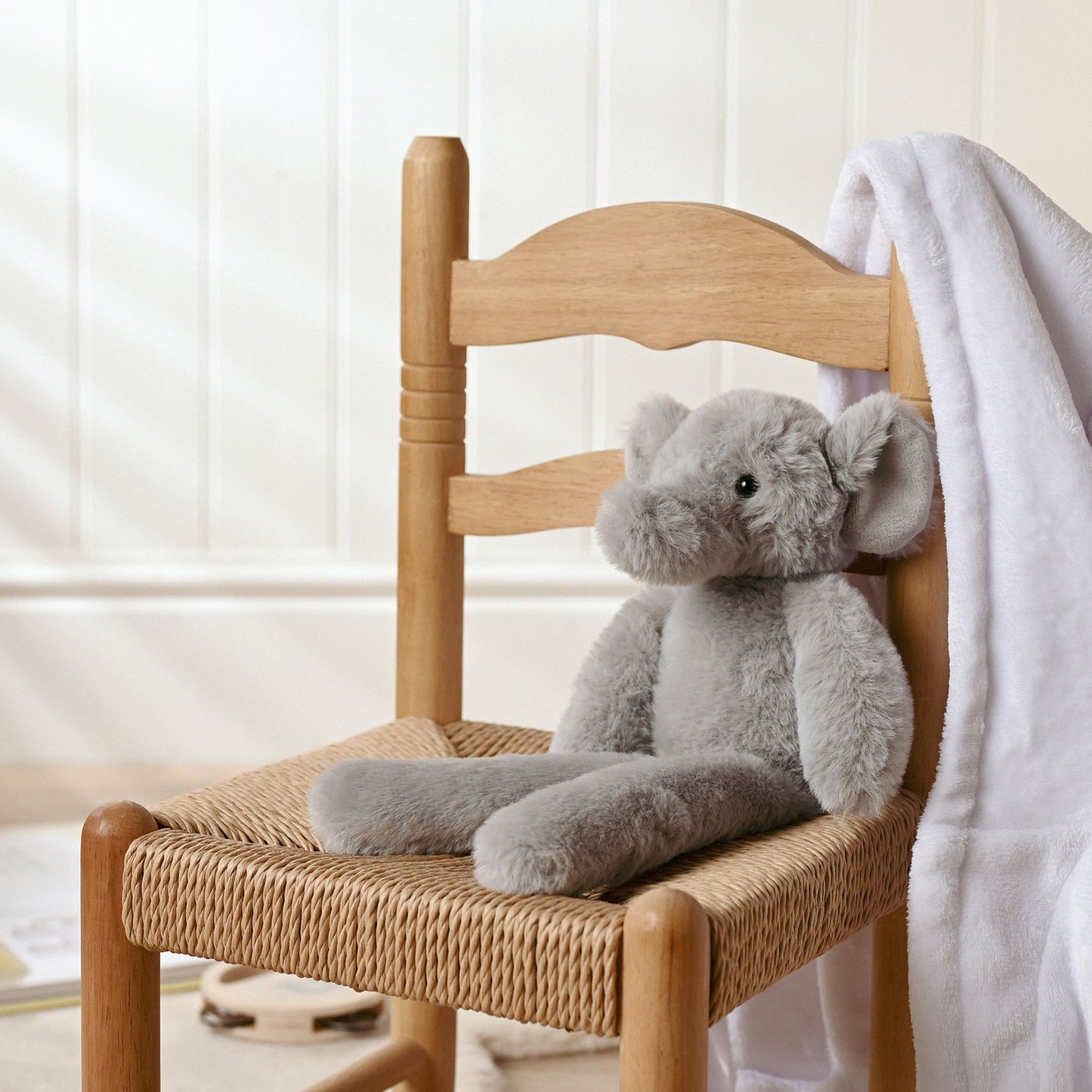 Softies - Nelly The Plush Long Leg Grey Elephant 35 cm