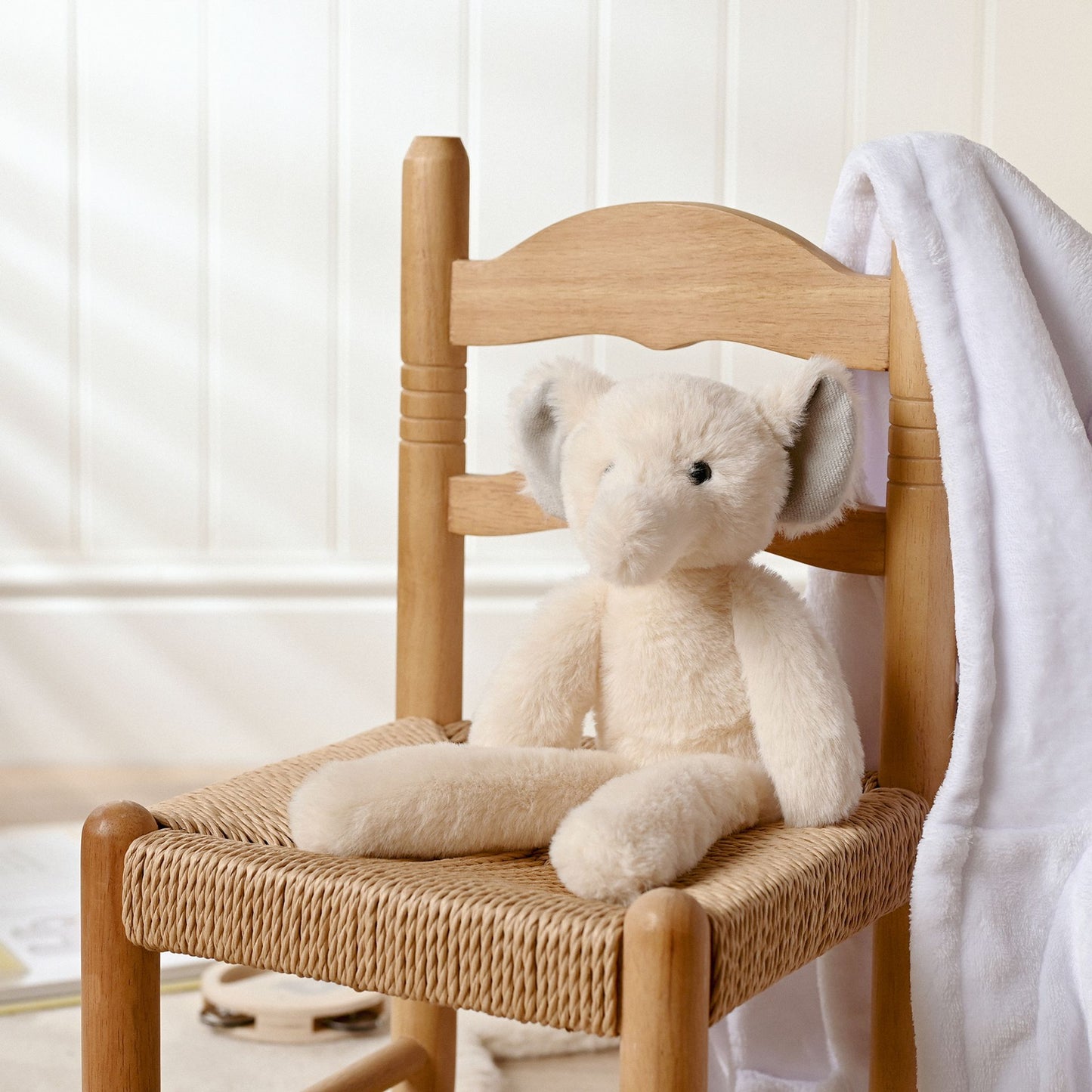 Softies - Ellie The Plush Long Leg Cream Elephant 35 cm