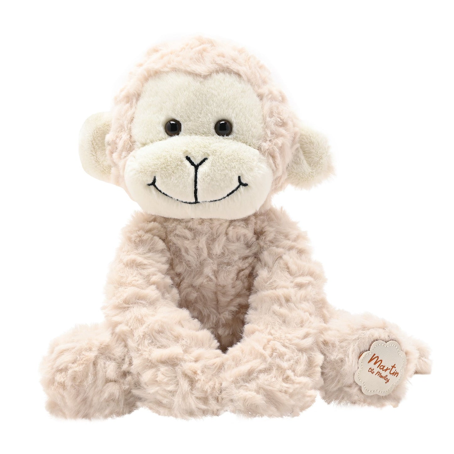Softies - Martin The Plush Sitting Light Brown Monkey 22 cm