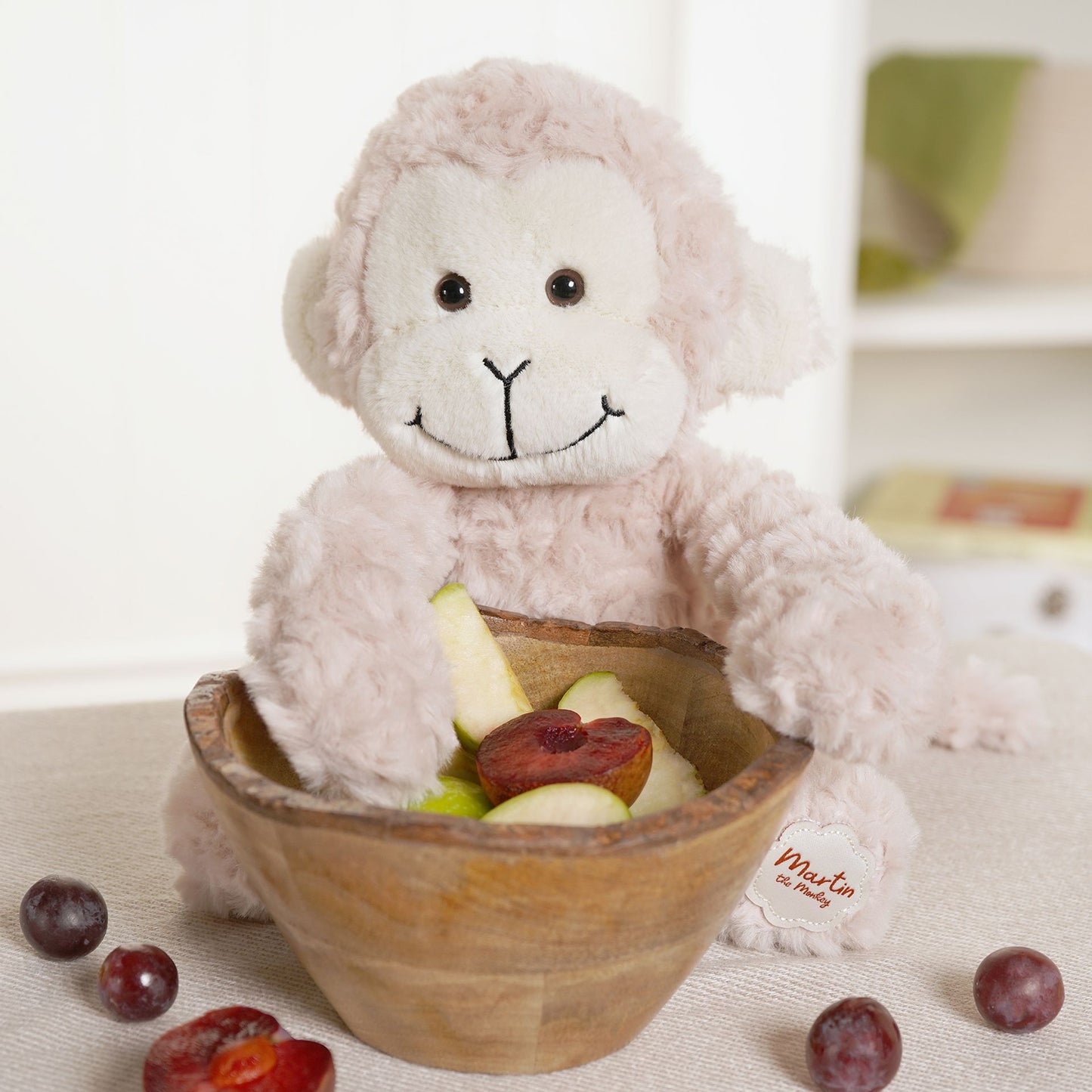 Softies - Martin The Plush Sitting Light Brown Monkey 22 cm