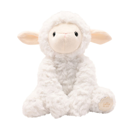Softies - Lottie The Plush Sitting White Lamb 22 cm