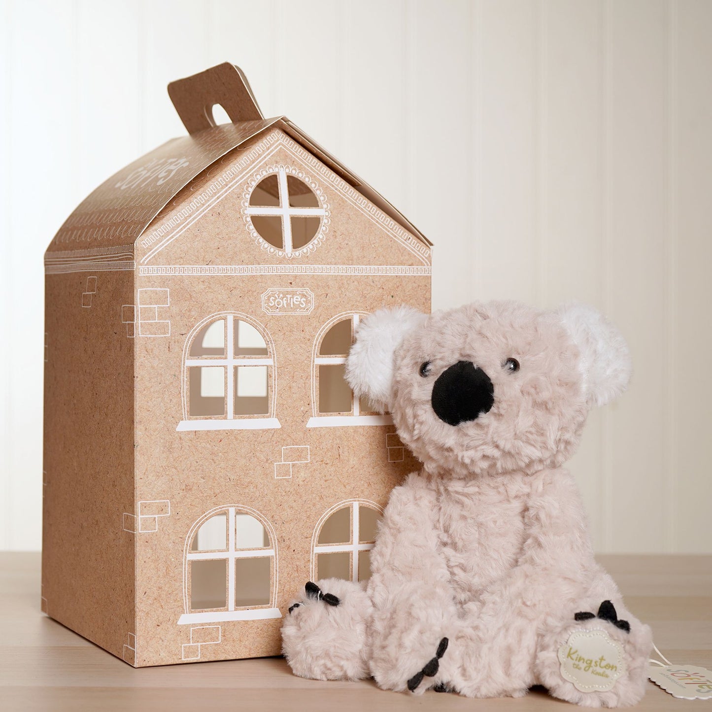 Softies - Kingston The Plush Sitting Light Brown Koala Bear 22 cm