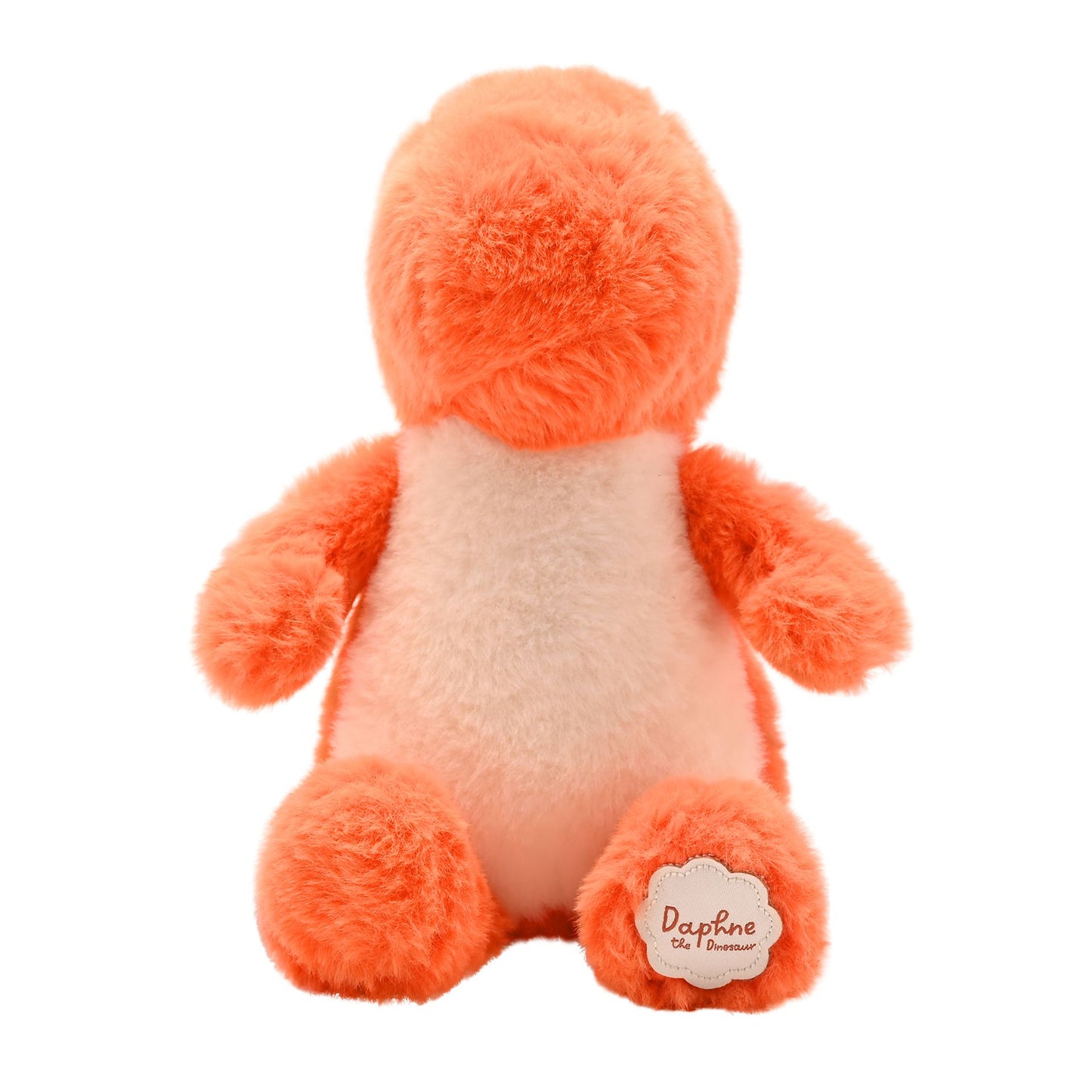 Softies - Daphne The Plush Sitting Orange Dinosaur 21 cm