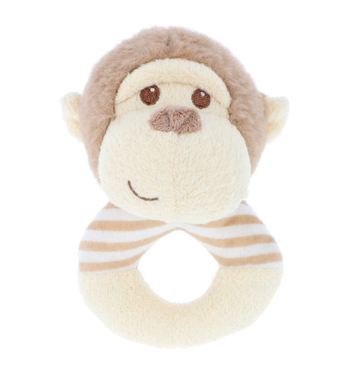 Baby Marcel Monkey Ring Rattle 14cm