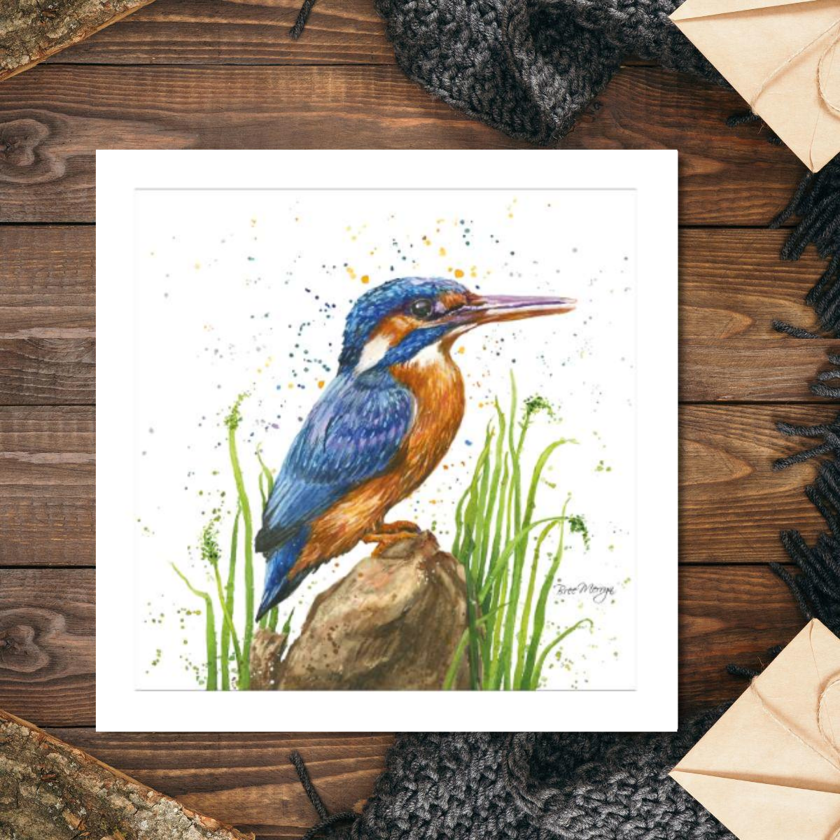 Blank Card - Bree Merryn - Kiera Kingfisher
