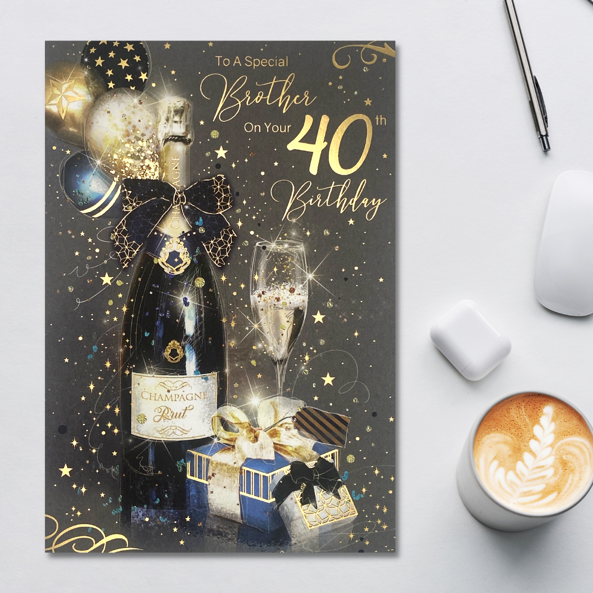Brother 40th Birthday Card - Grayson Champagne & Gifts
