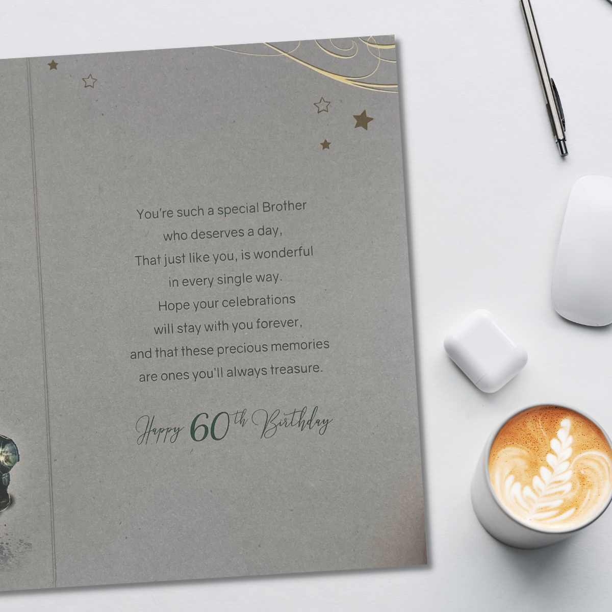 Brother 60th Birthday Card - Grayson Classic Car