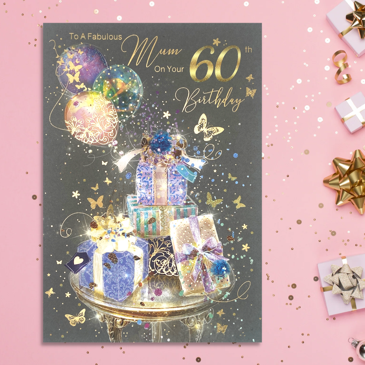 Mum 60th Birthday Card - Grace Gifts & Balloons Large