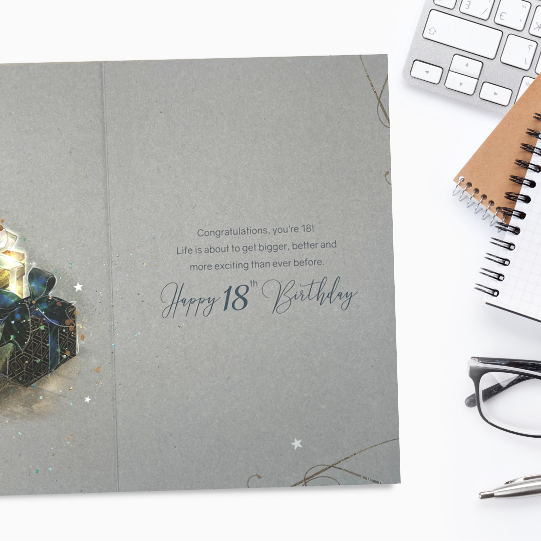 18th Birthday Card - Grayson Gifts