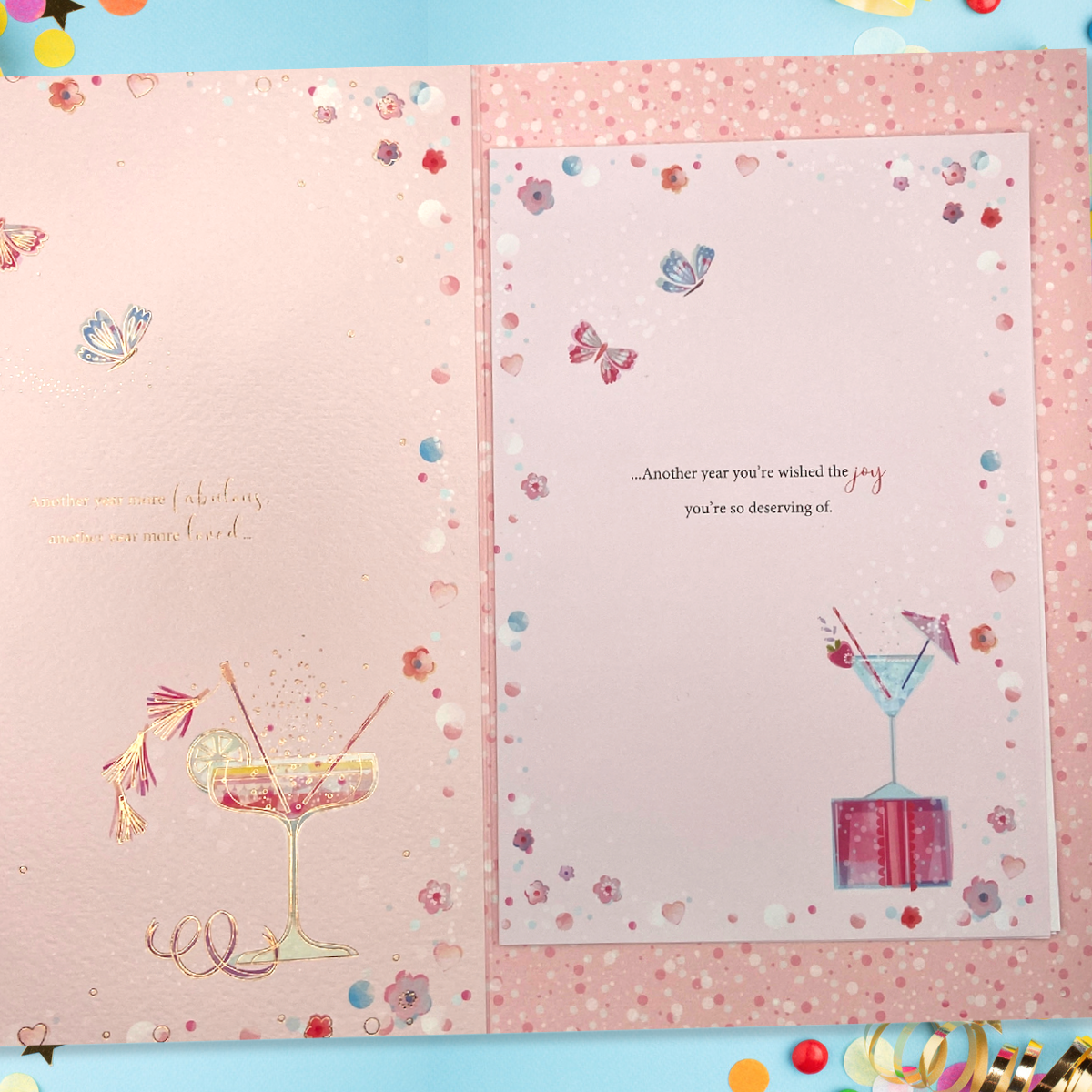 Daughter Birthday Card - Lottie Loves Cocktail Large