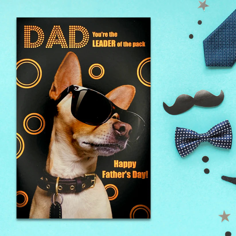 Dad Father's Day Card - Leader Of The Pack