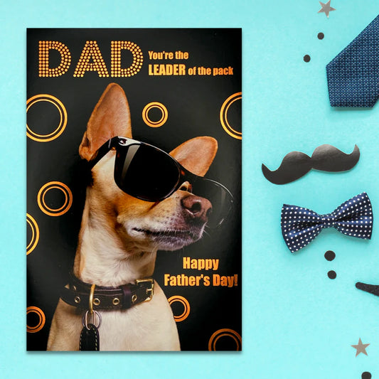 Dad Father's Day Card - Leader Of The Pack
