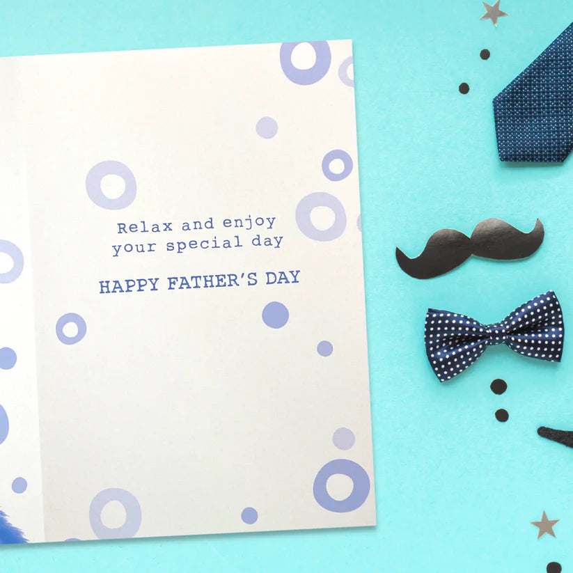 Dad Father's Day Card - Just For You Cool Giraffe