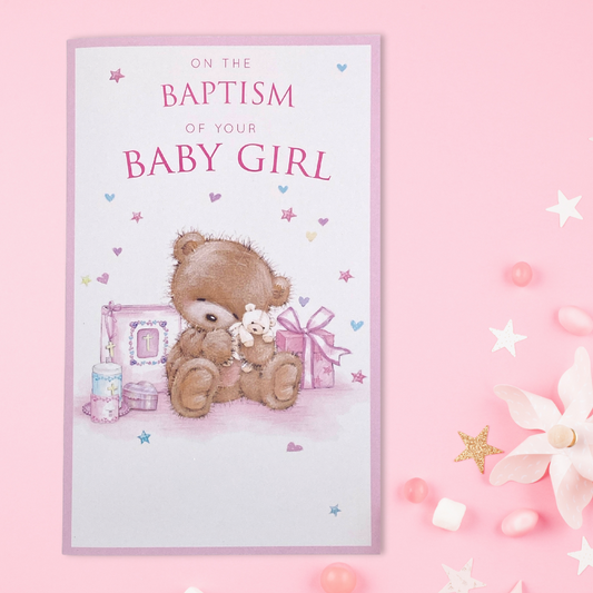 Baptism Card - Copygraph Baby Girl