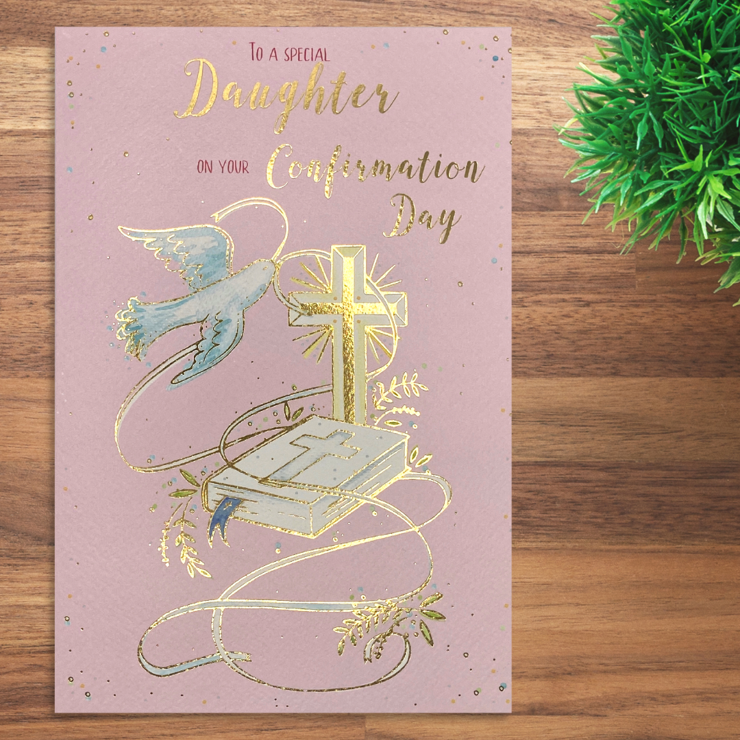 Confirmation Card - Daughter Floral Whispers