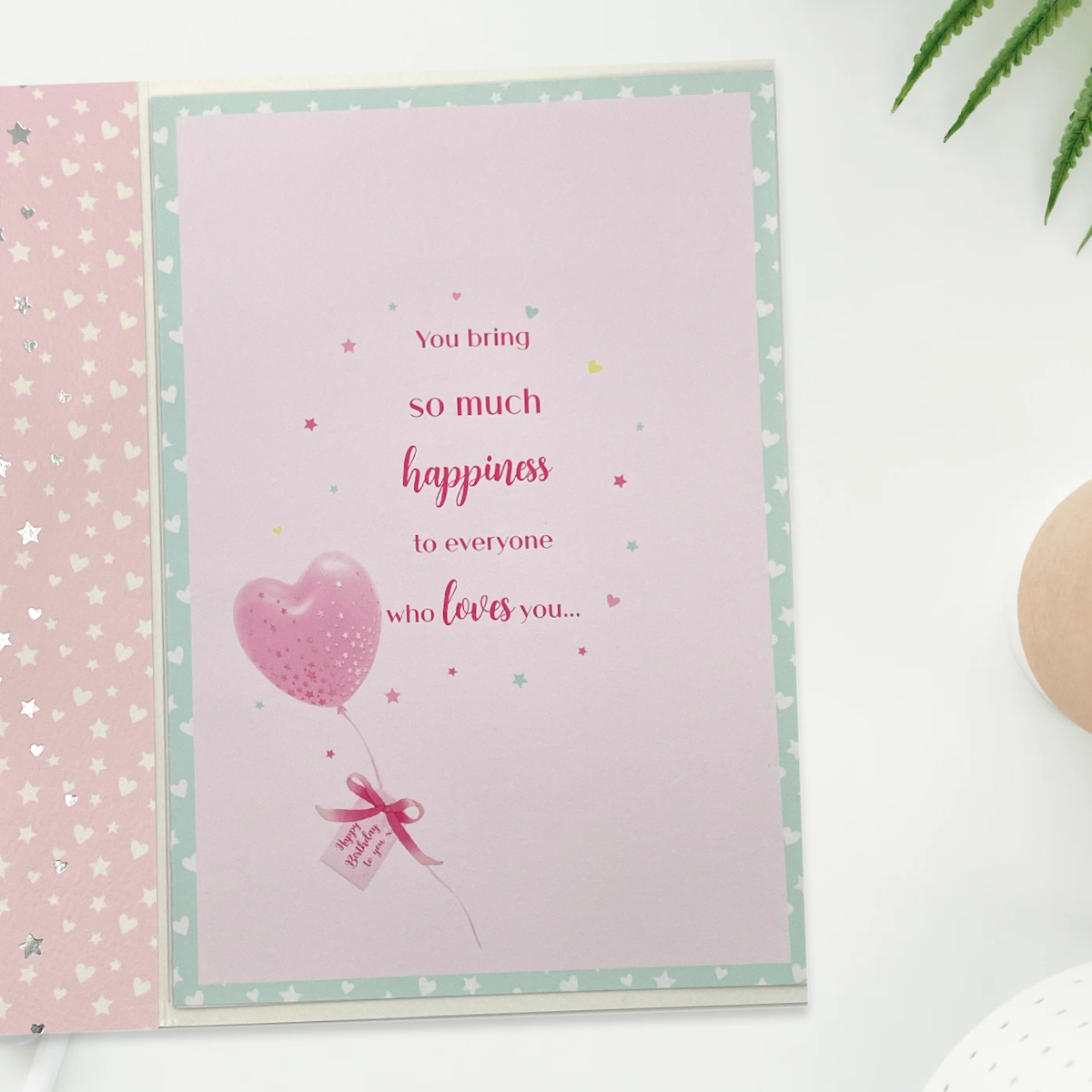 Granddaughter Birthday Card - Skimming Stones