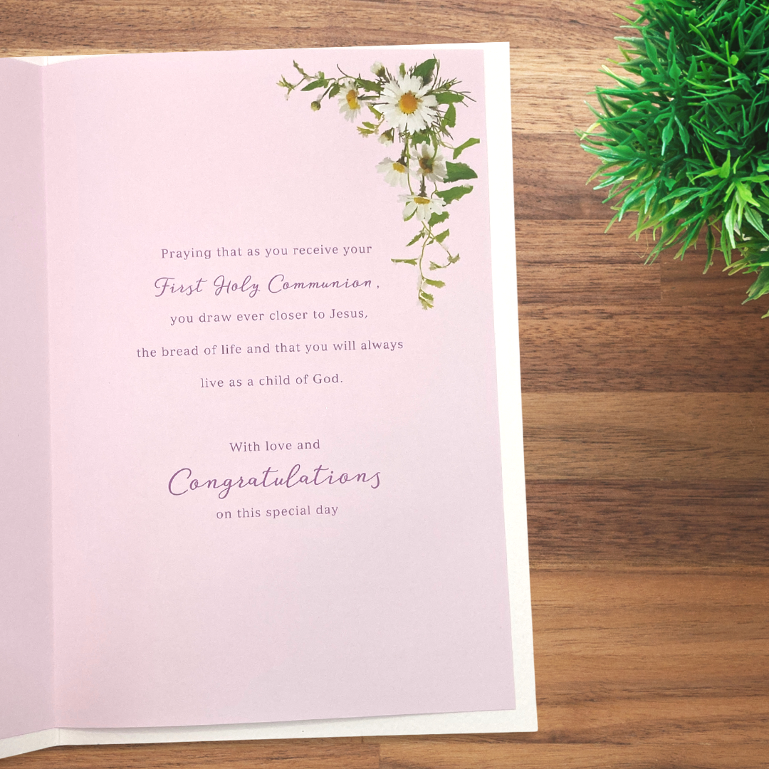 Communion Card -Granddaughter First