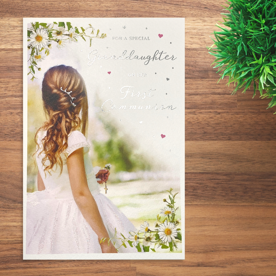 Communion Card -Granddaughter First