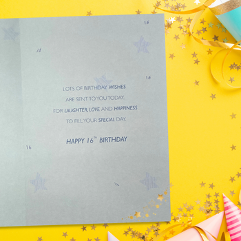 Grandson 16th Birthday Card - Make Your Wish Gamer