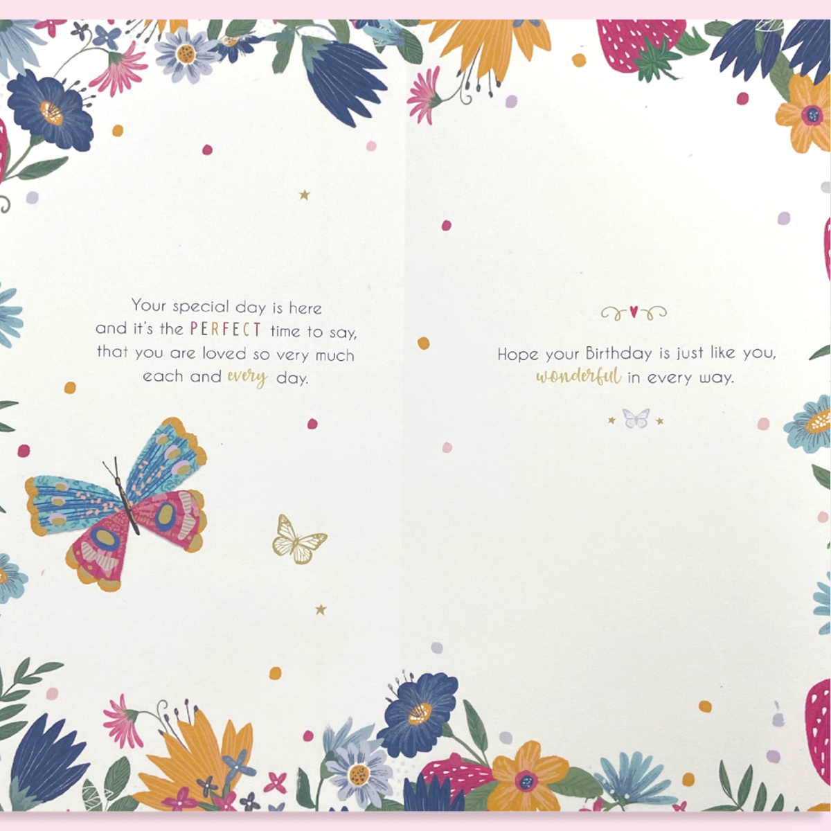 Nanna Birthday Card - Pavillion Butterflies