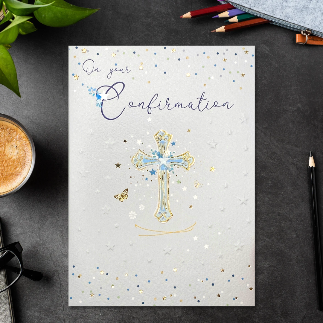Confirmation Card - Pretty In Peach