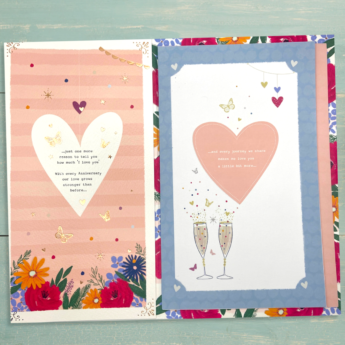 Wife Anniversary Card - Pavillion Large