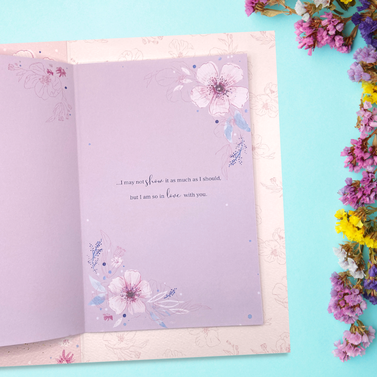 Wife Birthday Card - Sentiments Large