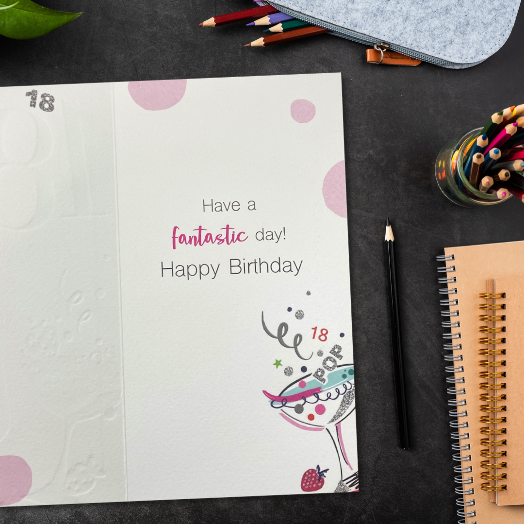 40th Birthday Card - Signature Fizz