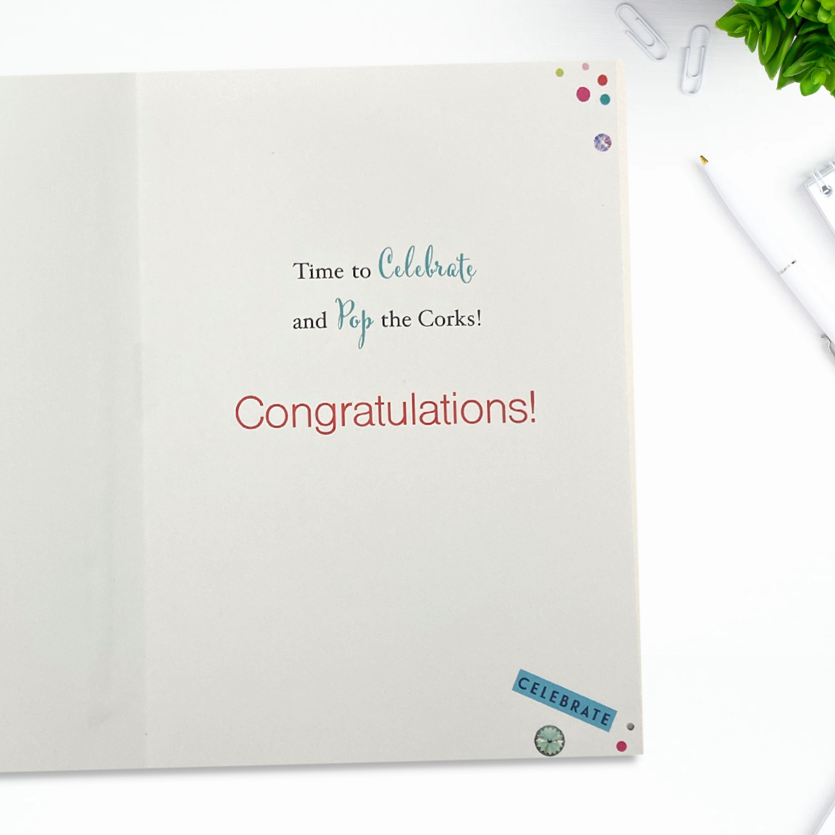 Congratulations Card - Signature Big Congrats
