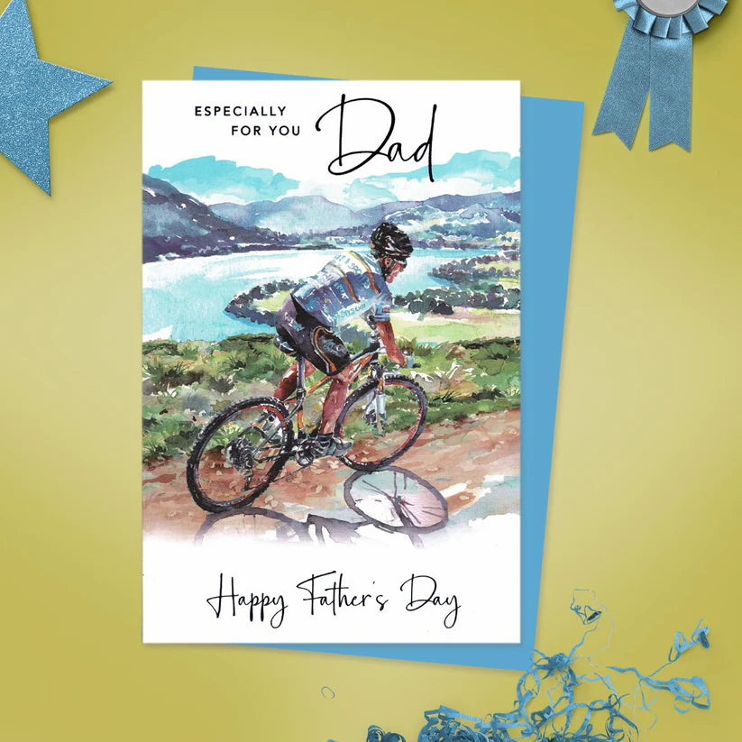 Dad Father's Day Card - Especially For You Cycling