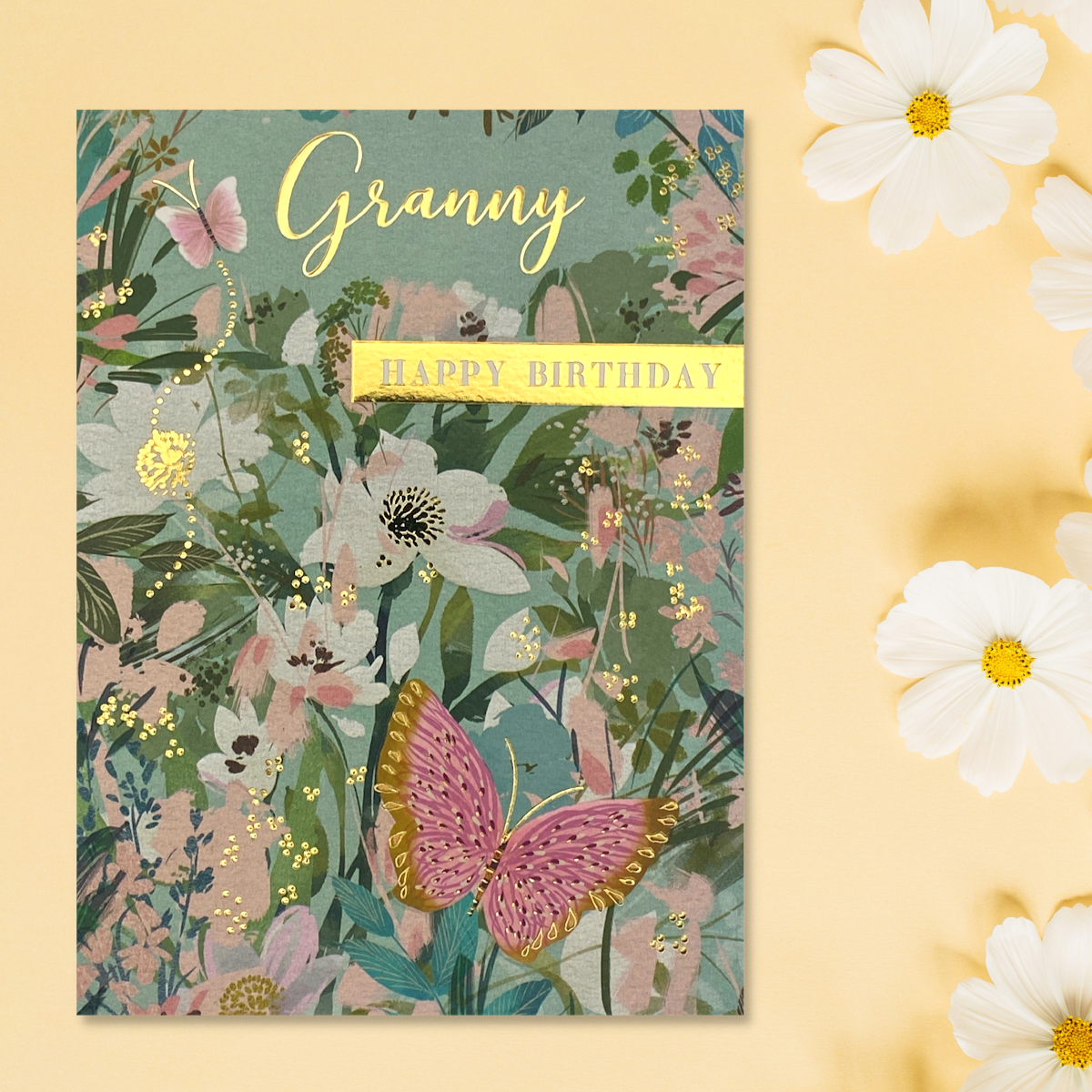 Granny Birthday Card - Beautiful Butterfly