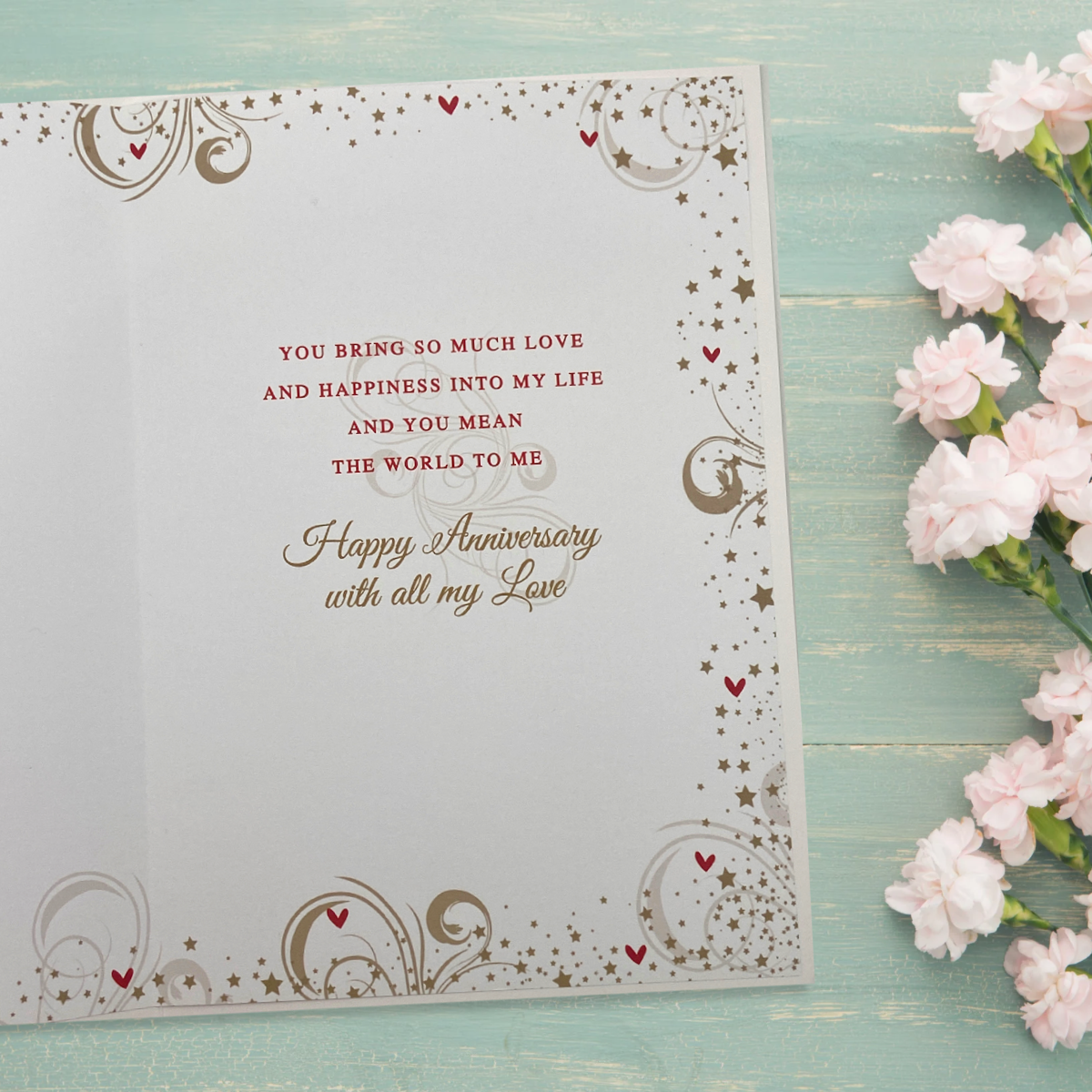 Husband Anniversary Card - Pizazz Flutes