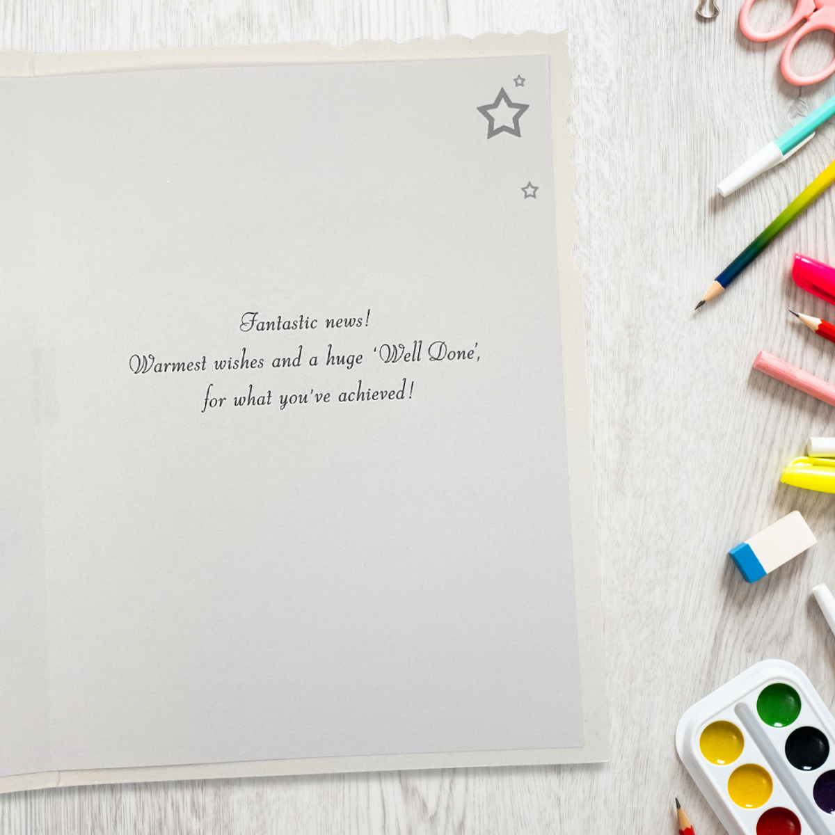 Passed Exams Card - Velvet Sparkle Books