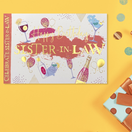 Sister-In-Law Birthday Card - Sunny Daze