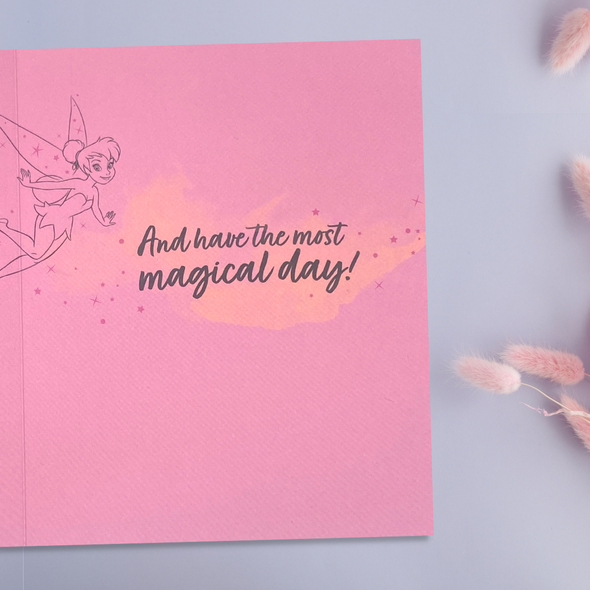 7th Birthday Card - Disney Tinkerbell