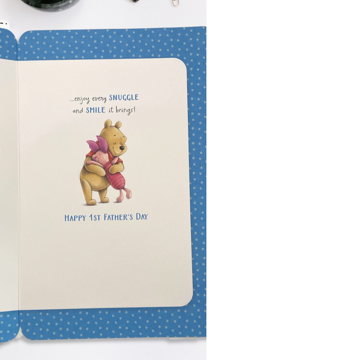 1st Father's Day Card - Disney Winnie The Pooh