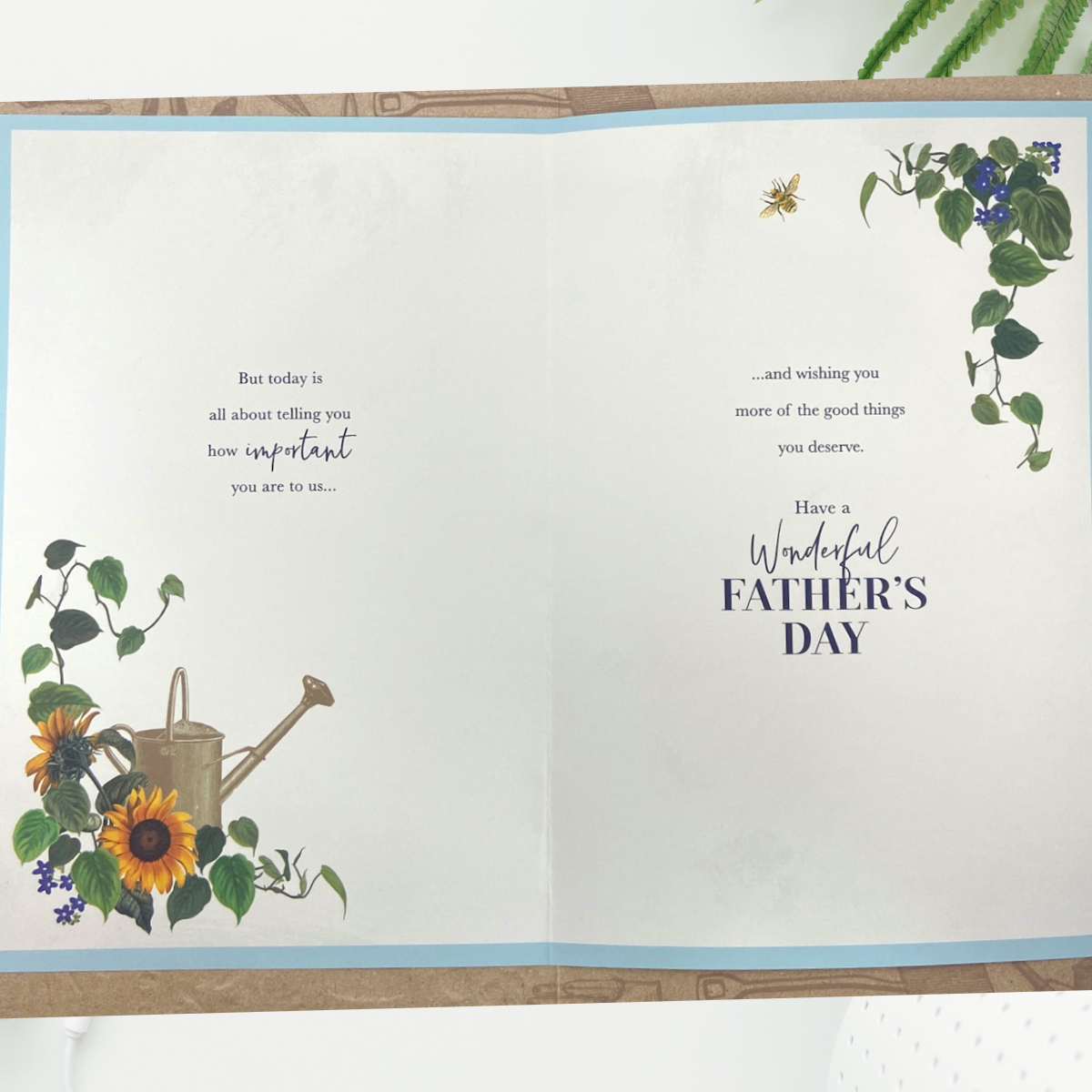 Dad From Both Of Us Father's Day Large Card - RHS