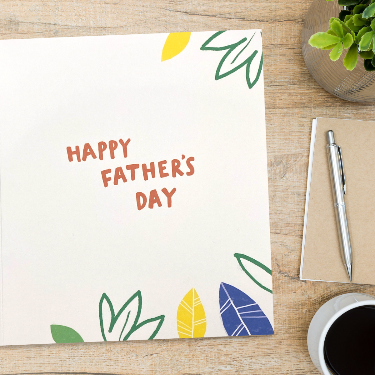 Dad Father's Day Card - Ape-y Days Natural Born Griller!