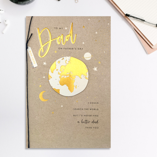 Father's Day Card Dad - I Could Search The World Large