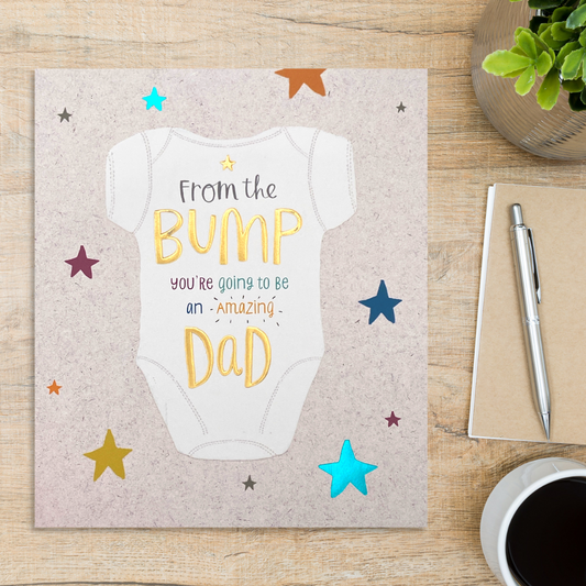 Father's Day Card From The Bump - You're Going To Be An Amazing Dad