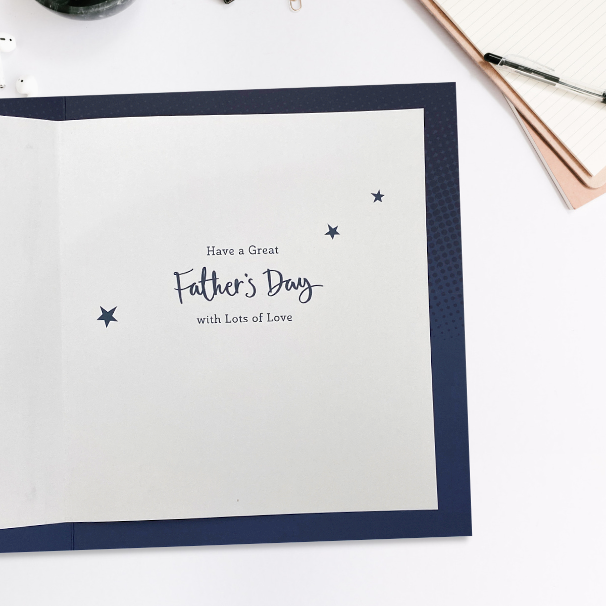 Partner Father's Day Card - Decoupage Heart